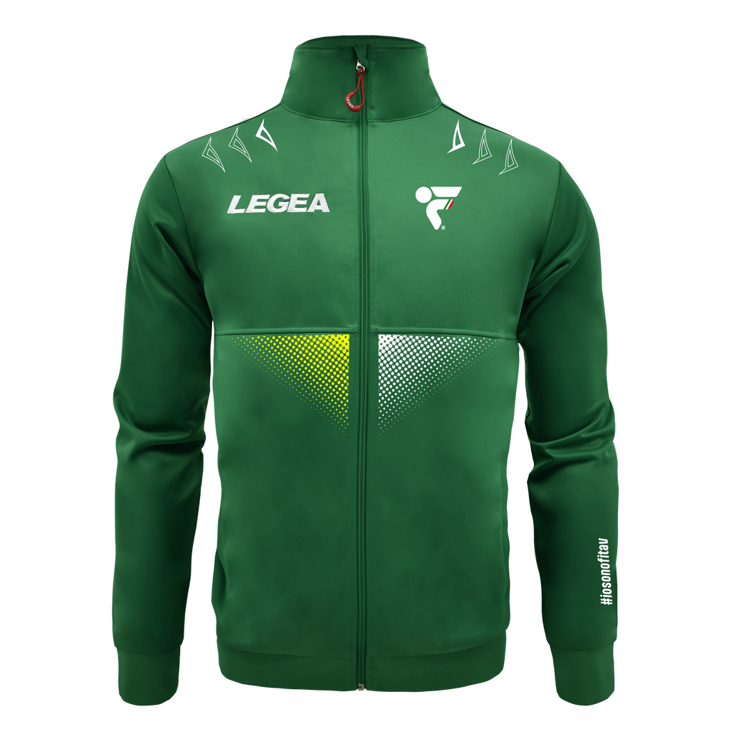 Chaqueta con cremallera tricolor - Fitav