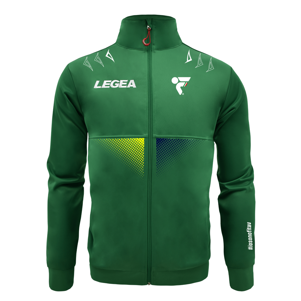 Chaqueta con cremallera tricolor - Fitav