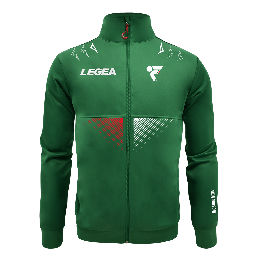 Chaqueta con cremallera tricolor - Fitav