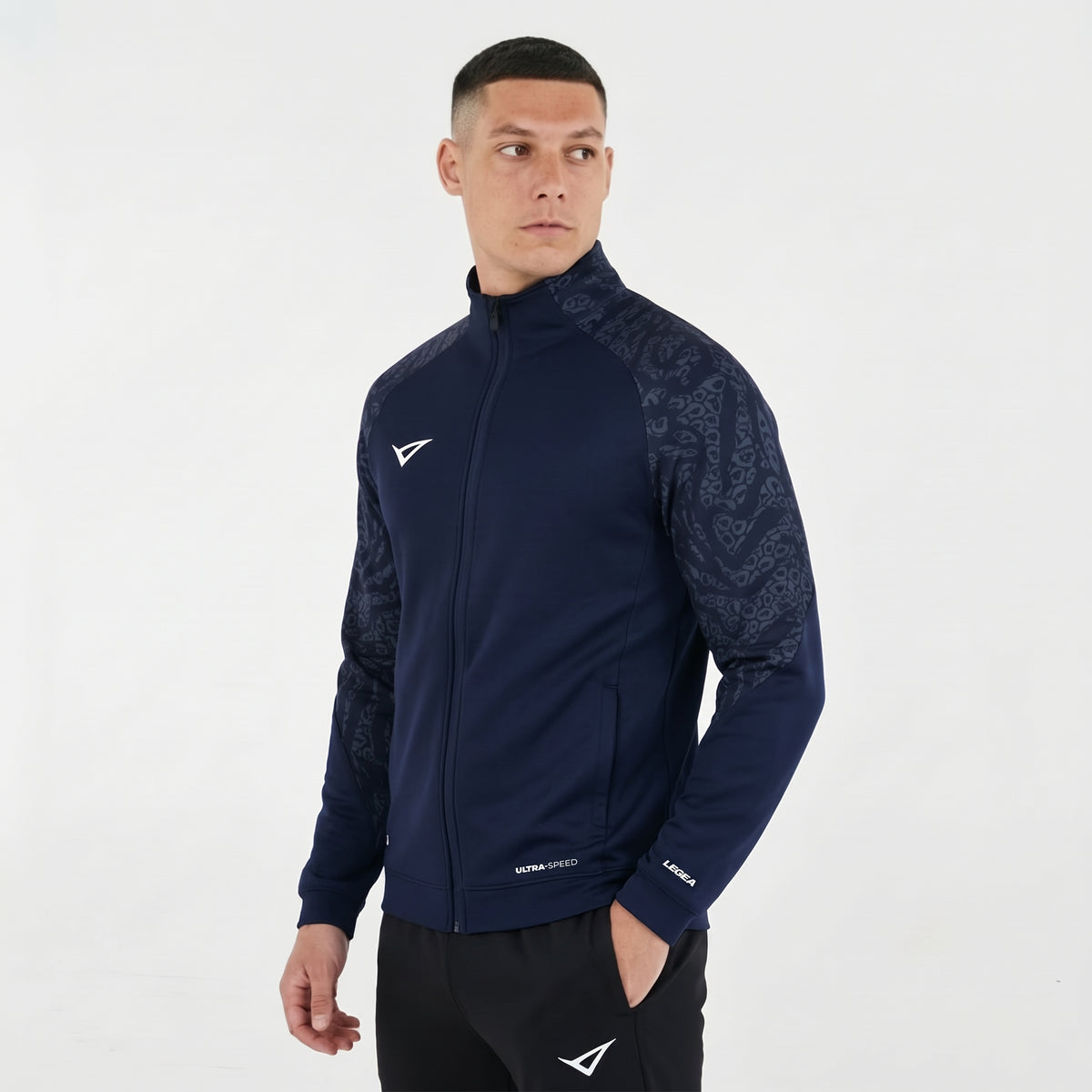 Giacca con zip intera Cardiff - Blu - 3XS