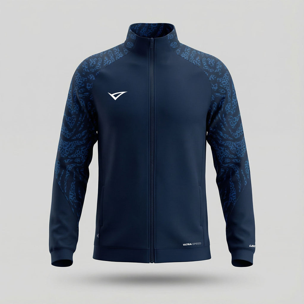 Giacca con zip intera Cardiff - Blu - 3XS
