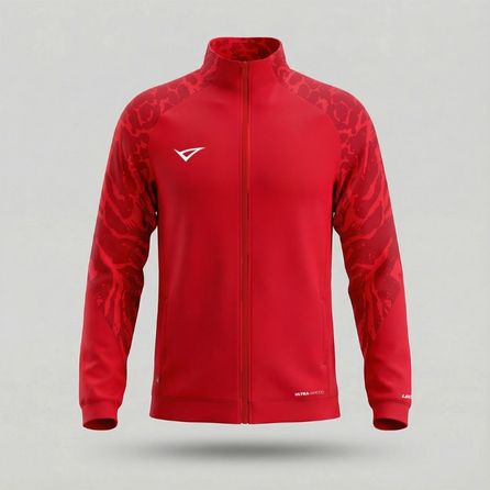 Giacca con zip intera Cardiff - Rosso - XS
