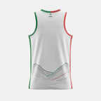 Mouwloze Basketball T-shirt Saharaui - Wit
