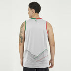 Mouwloze Basketball T-shirt Saharaui - Wit