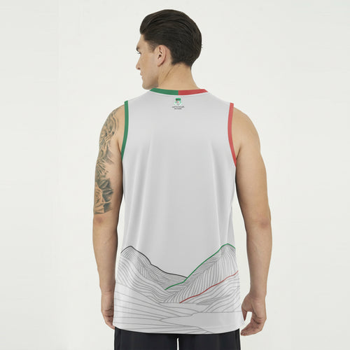Uden ærmer T-shirt til Basketball Saharaui - Hvid