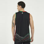 Mouwloze Basketball T-shirt Saharaui - Zwart