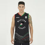Mouwloze Basketball T-shirt Saharaui - Zwart
