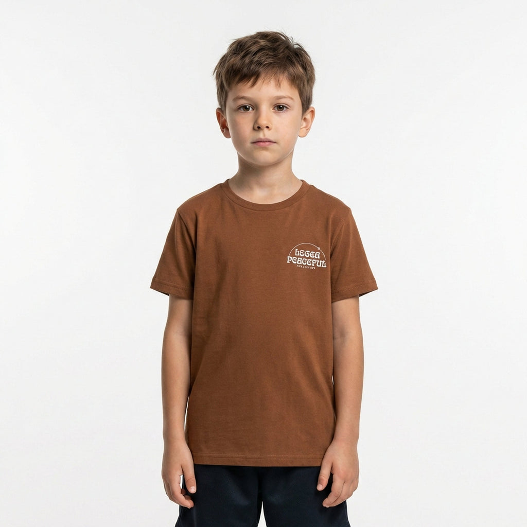 T-shirt i bomuld Peaceful