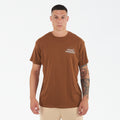 Peaceful cotton t-shirt - Brown - XL