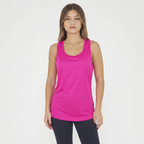 Camiseta sin mangas de poliéster con espalda cruzada Tanissa
