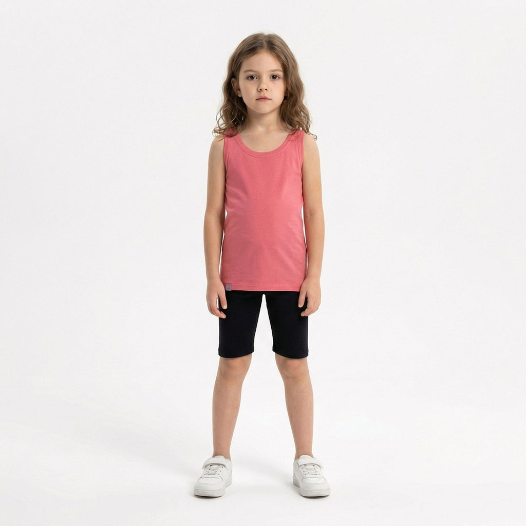 Bredskulret singlet i bomuld Raita