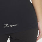 Bredskulret singlet i bomuld Raita
