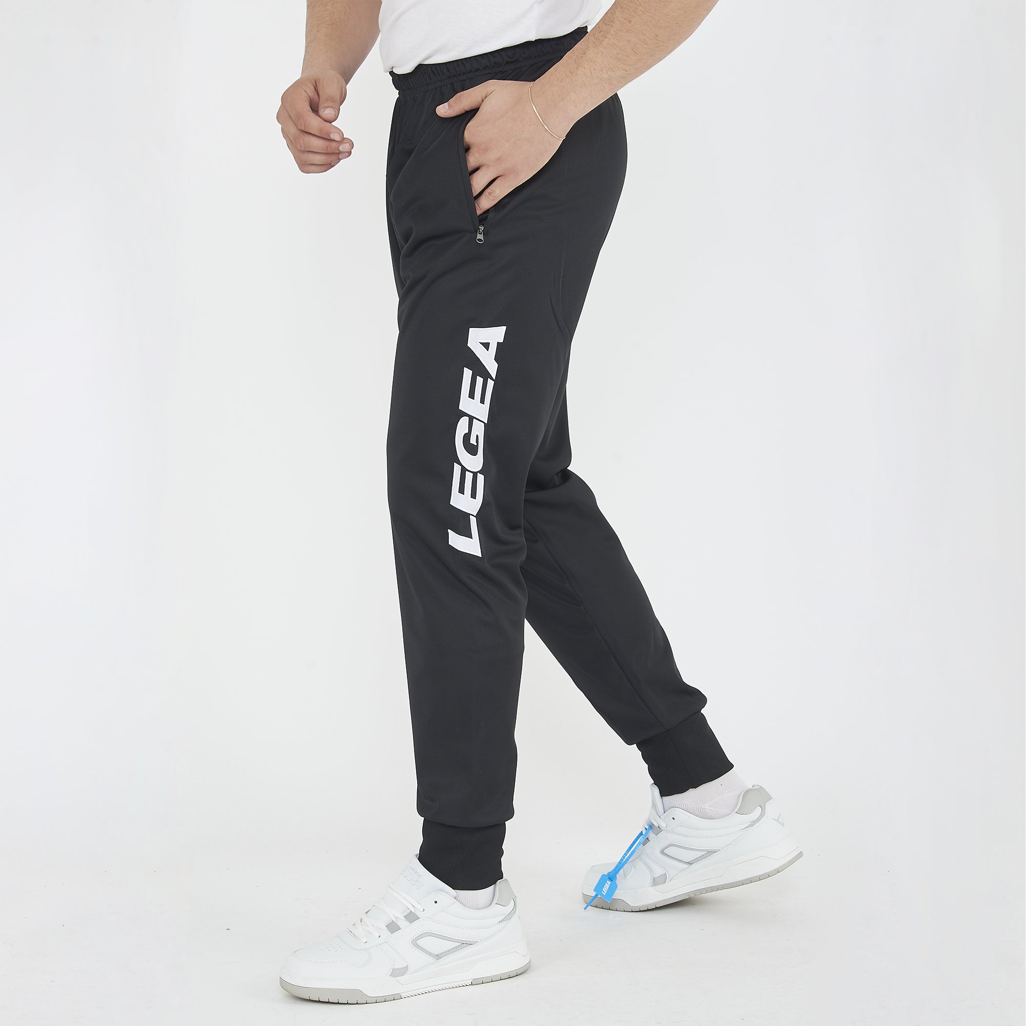 Pantalón de poliéster con bolsillos y cordones Osaka