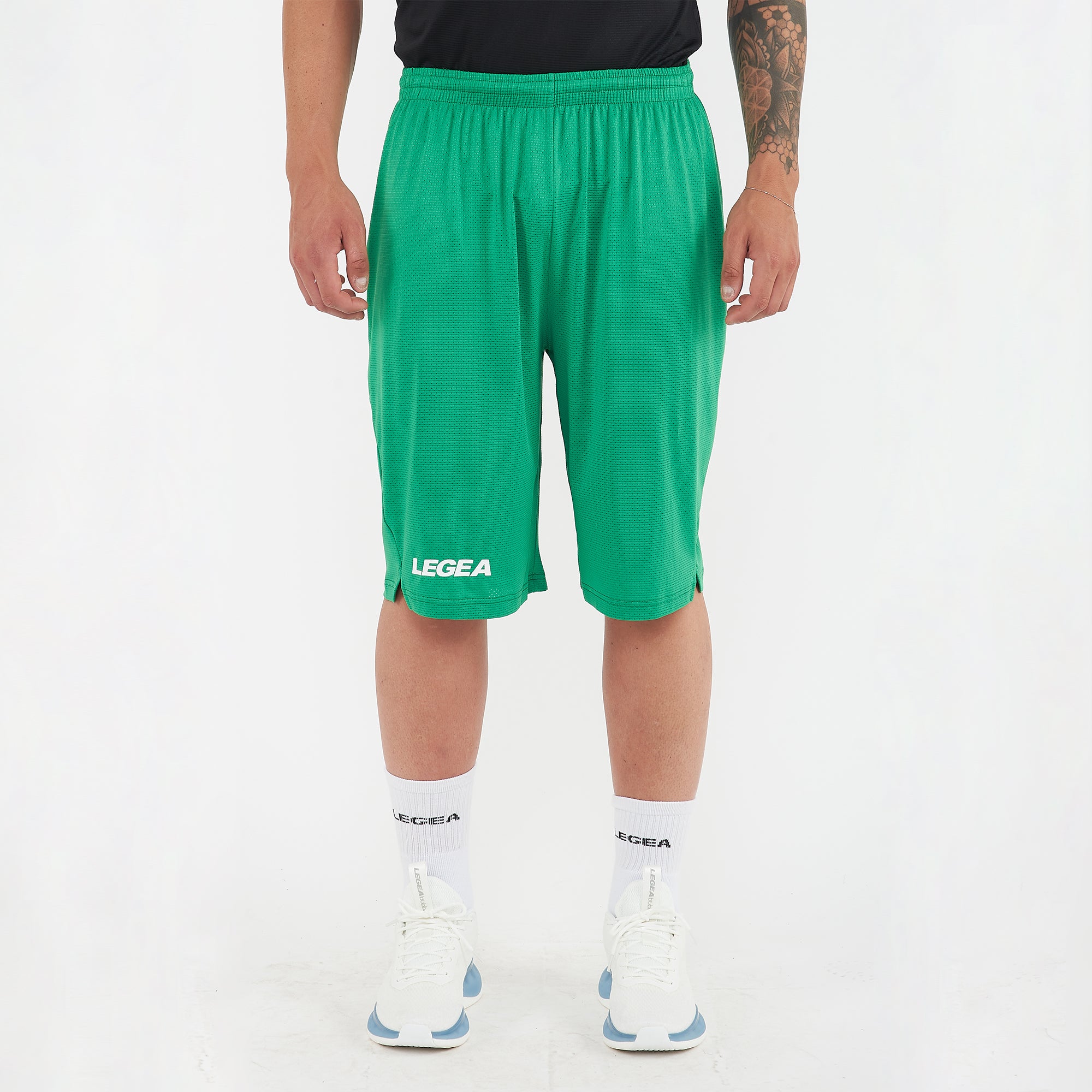 Pantalones cortos de entrenamiento de poliéster Cleveland - Talla extragrande