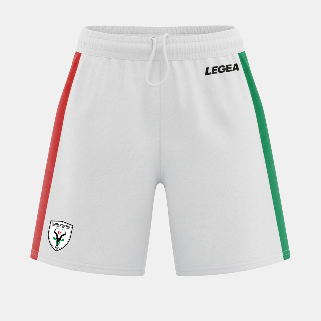 Pantalón Corto Baloncesto Saharaui - Blanco