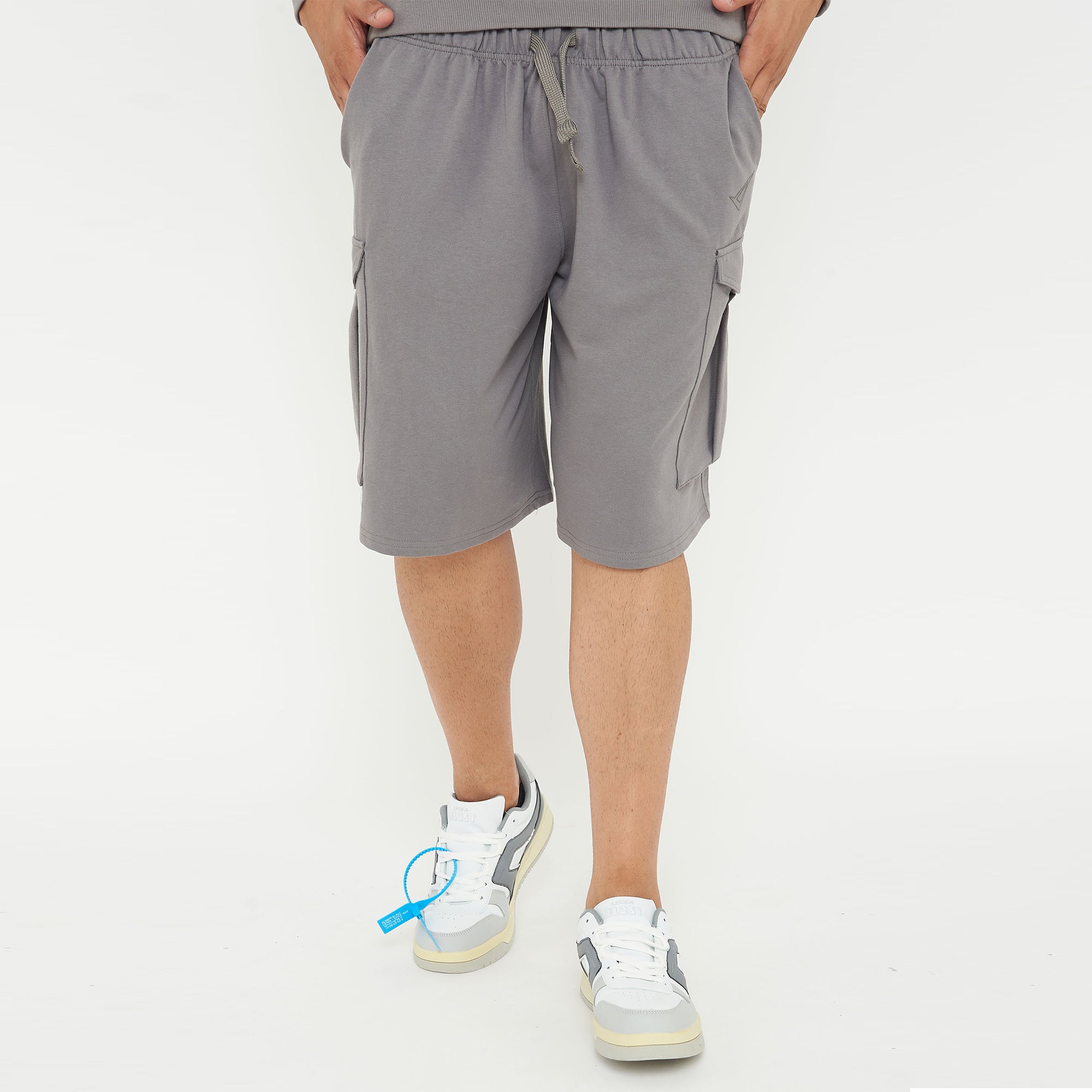 Pantaloncini Cargo in french terry F9