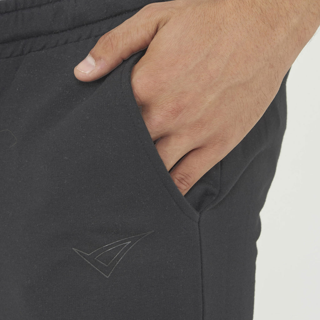 Pantaloni running slim fit con zip alla caviglia