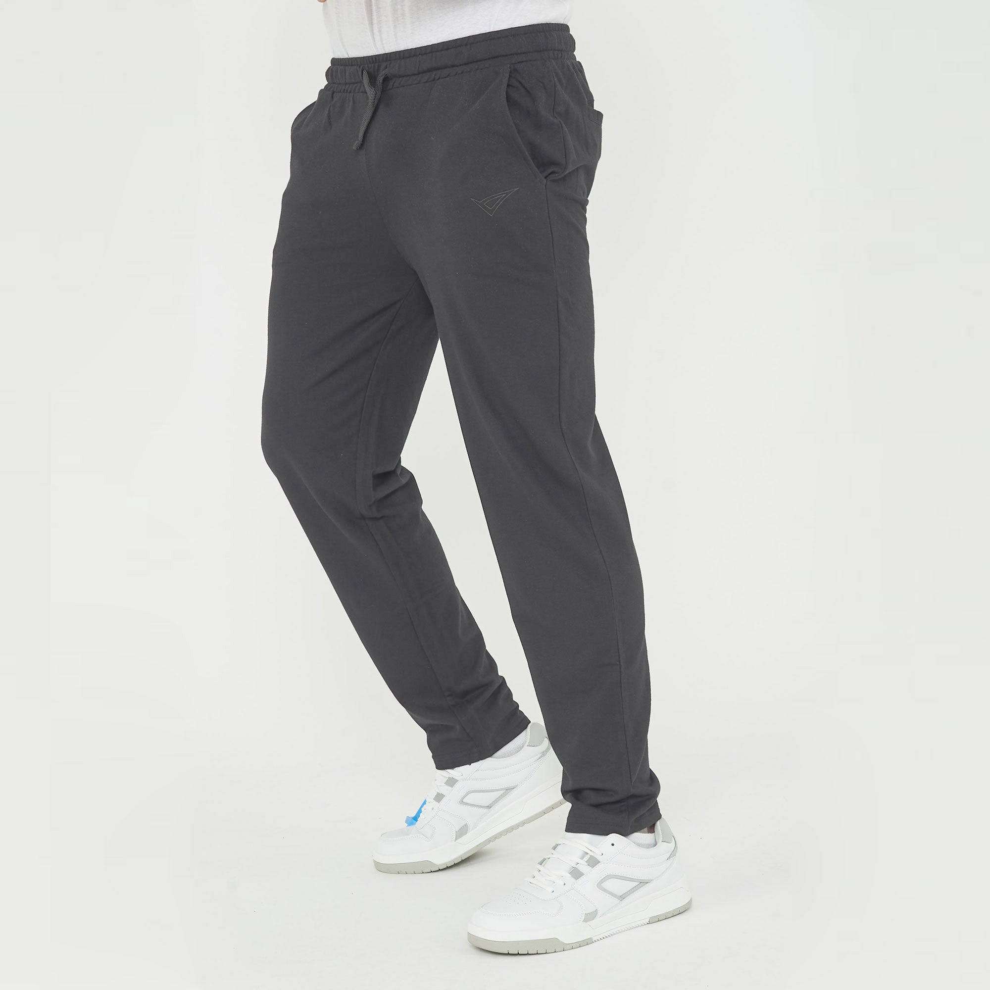 Pantaloni running slim fit con zip alla caviglia
