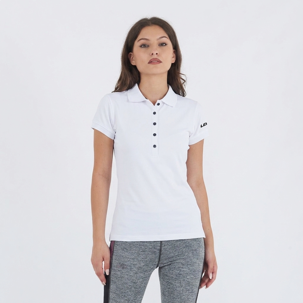 Maglia Polo da donna a mezze maniche Sud Silver