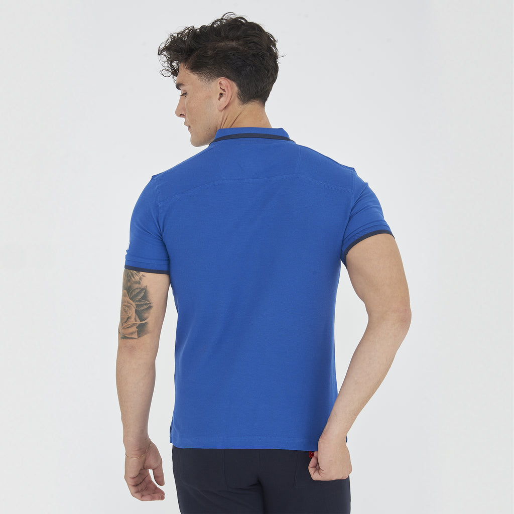 Polo de manga corta de algodón Dacca