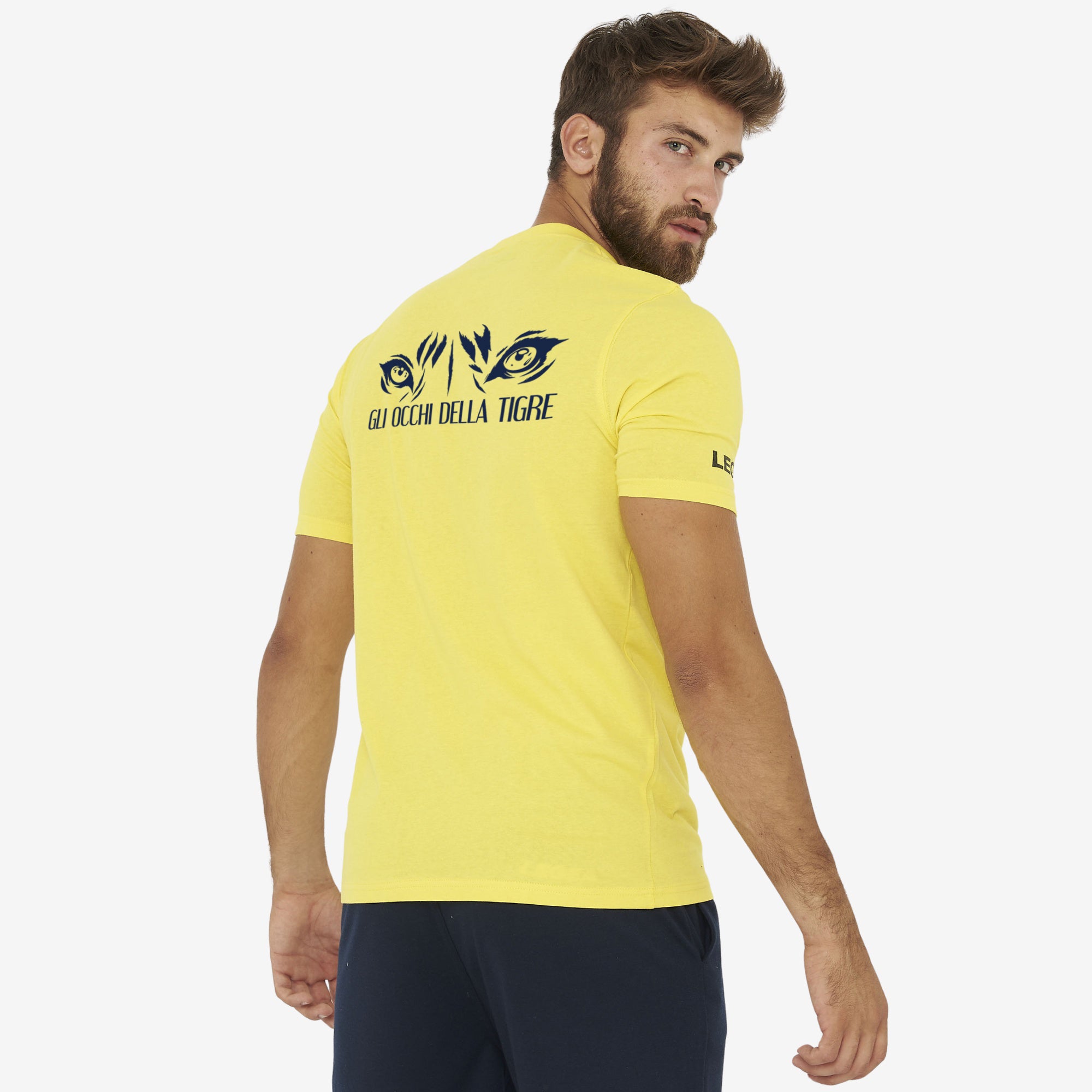 T-Shirt Stampa Occhio della Tigre gialla - Giugliano Calcio