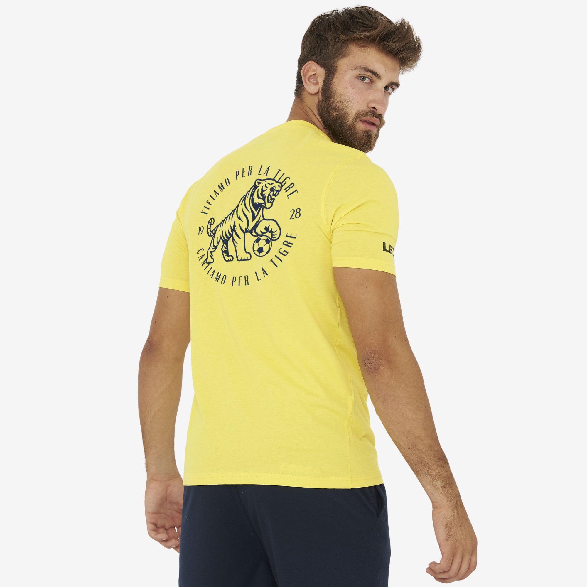 T-Shirt Stampa Supporter gialla - Giugliano Calcio