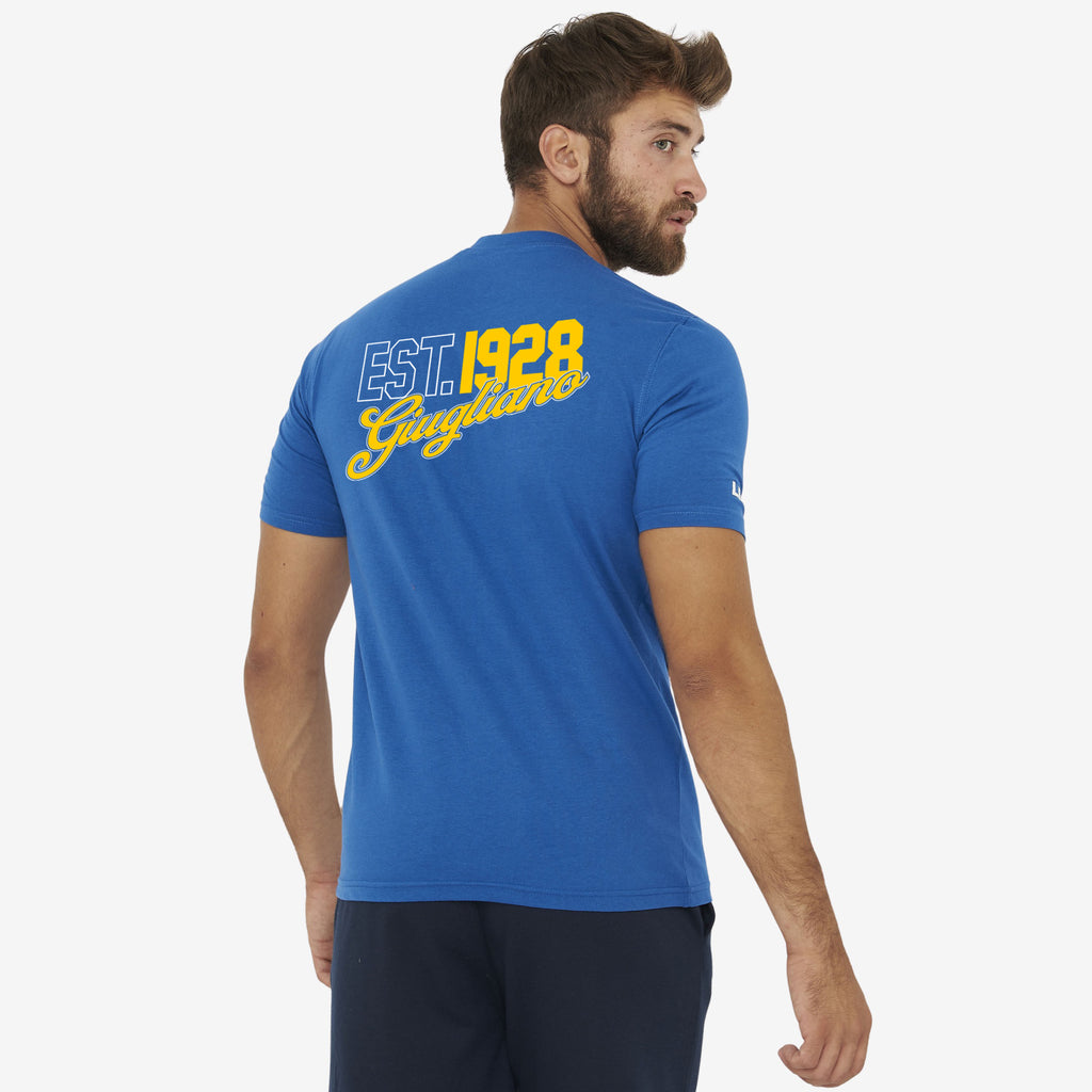T-Shirt Stampa Vintage azzurra - Giugliano Calcio