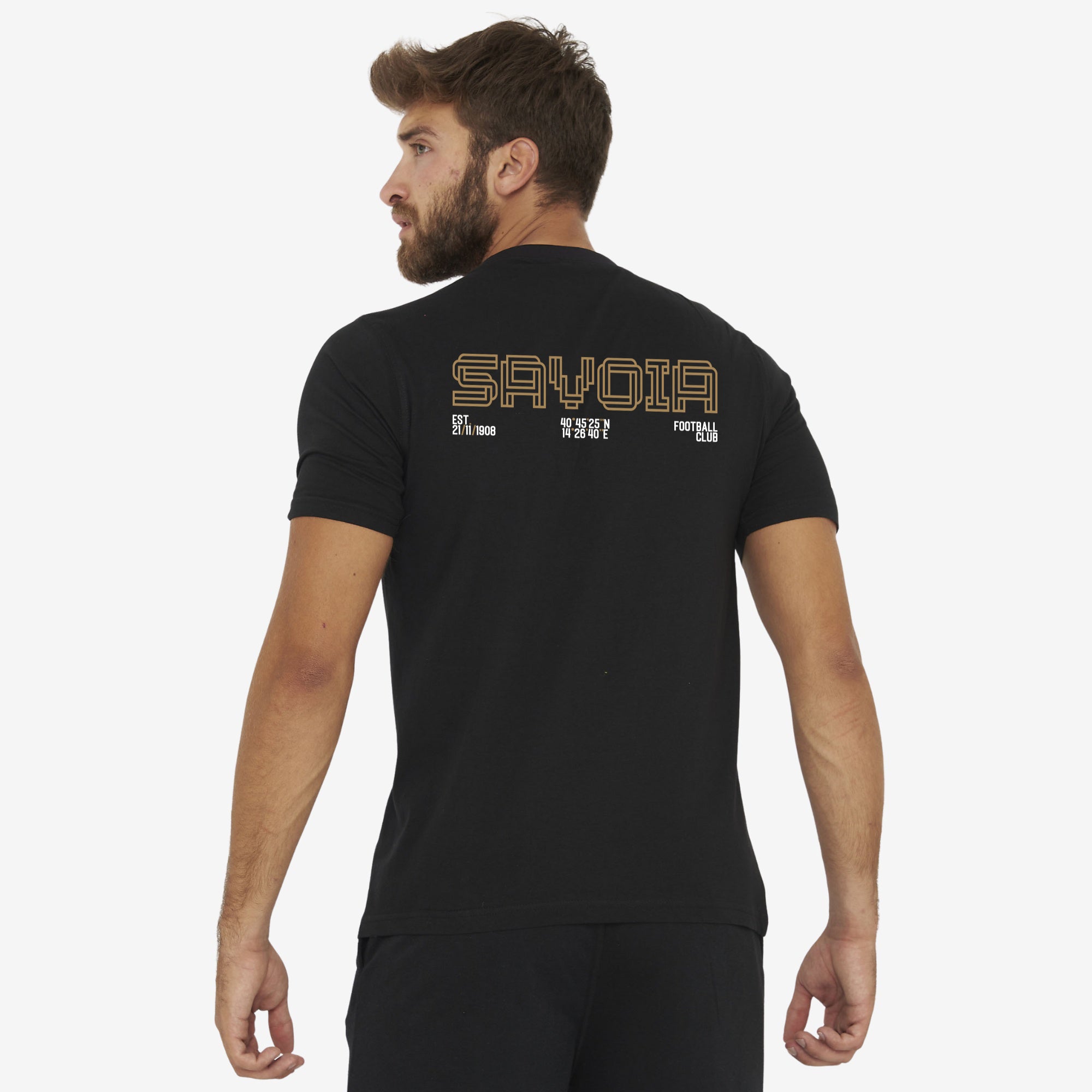 T-shirt Modern nera - Savoia 1908