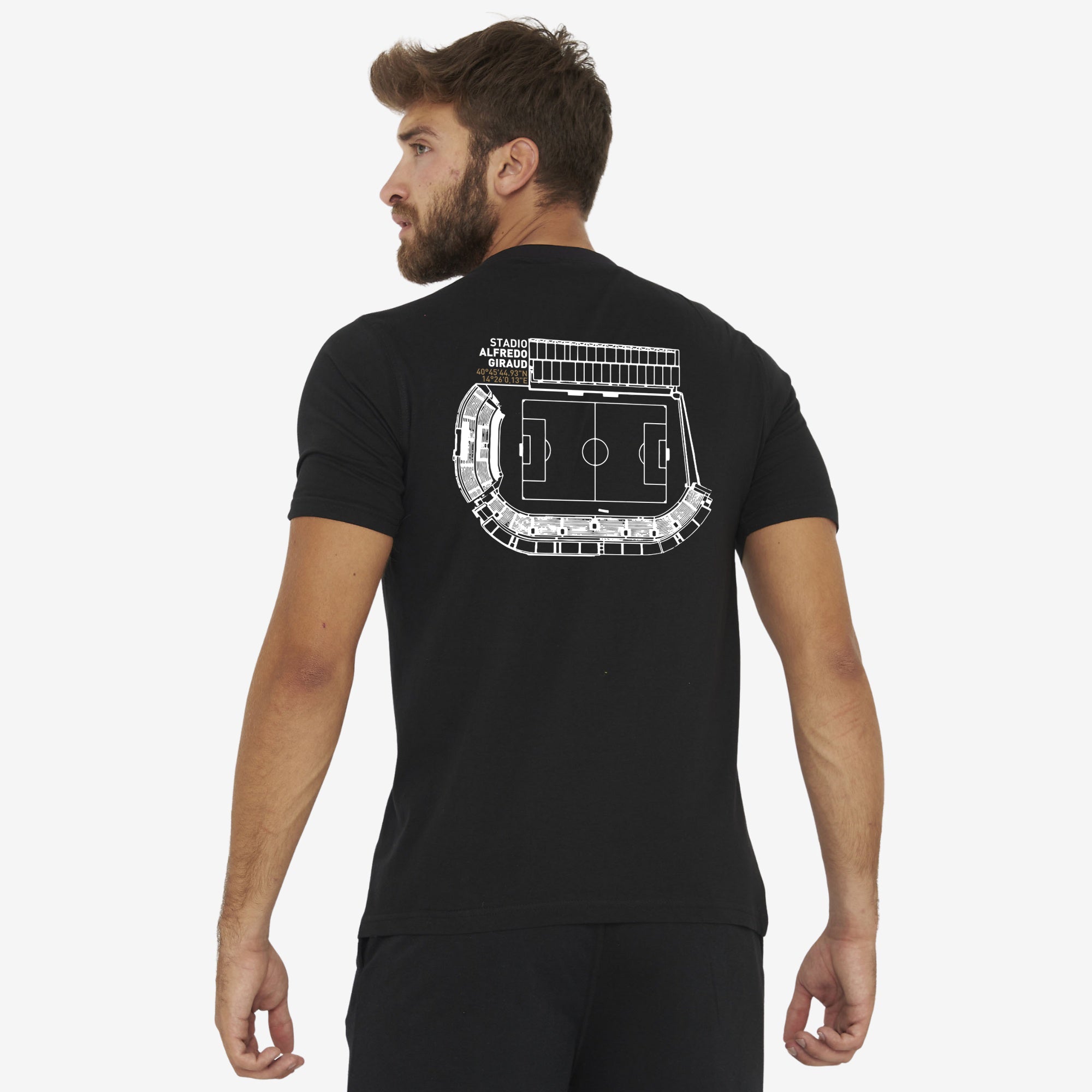 T-shirt Stadium nera - Savoia 1908
