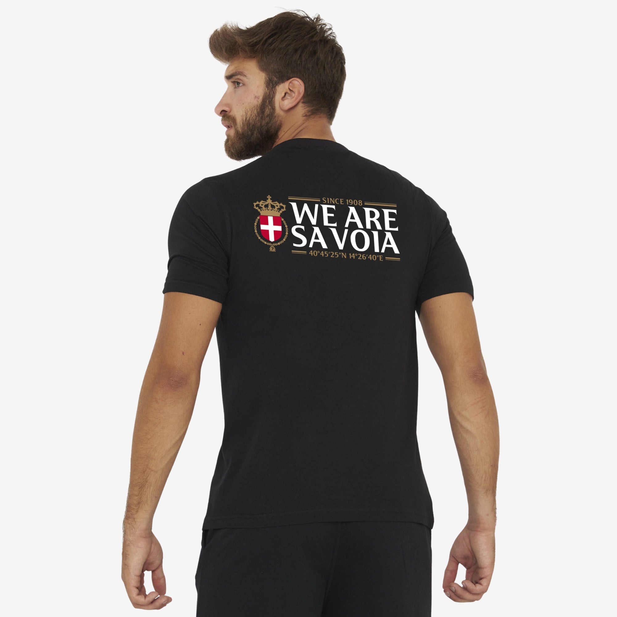 T-shirt "We are Savoia" nera - Savoia 1908