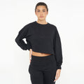 Hoodie in cotone girocollo F-Essence
