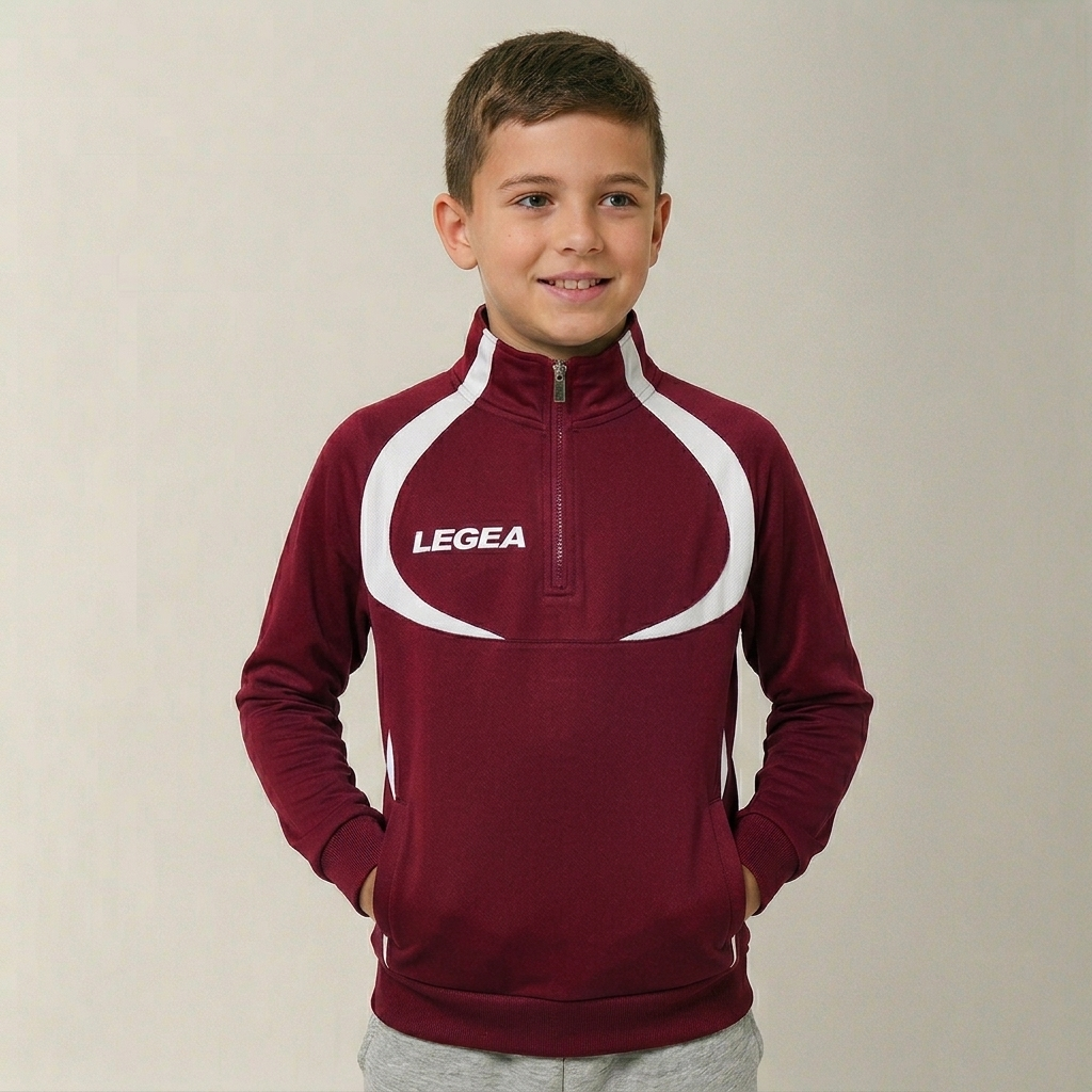Chaqueta de entrenamiento Argelia con media cremallera (tallas pequeñas)