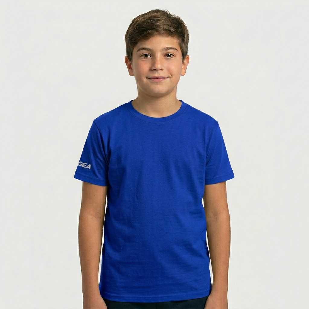 Børnebomulds-T-shirt Aria - små størrelser