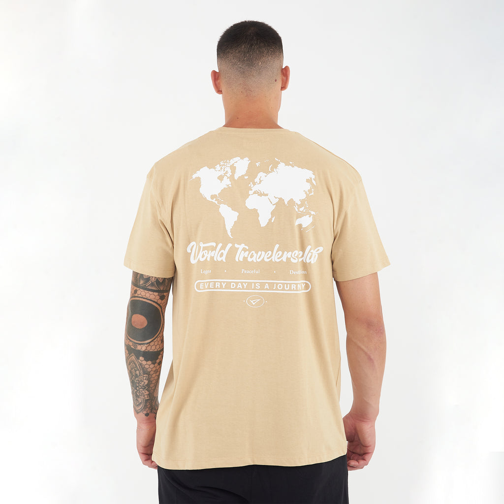 T-shirt i bomuld Traveller