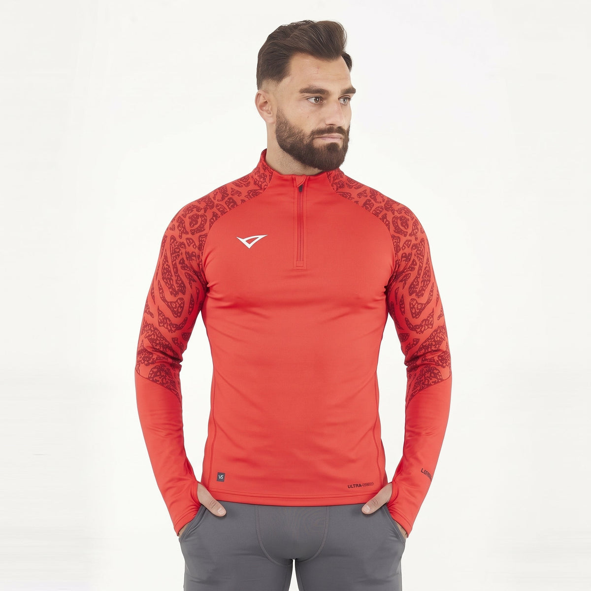 Giacca con mezza zip Bristol | Corallo | L