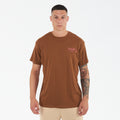 T-shirt in cotone Bigger - Marrone - L