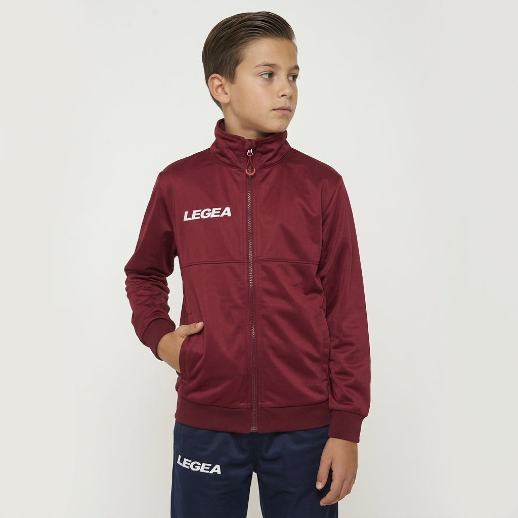 Cuba zip-up sports jacket - Maroon - XS - small sizes