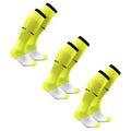 Calze Da Calcio C168 3 Paia - Giallo Fluo - 2
