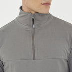 Hættetrøje med halv lynlås F-Club