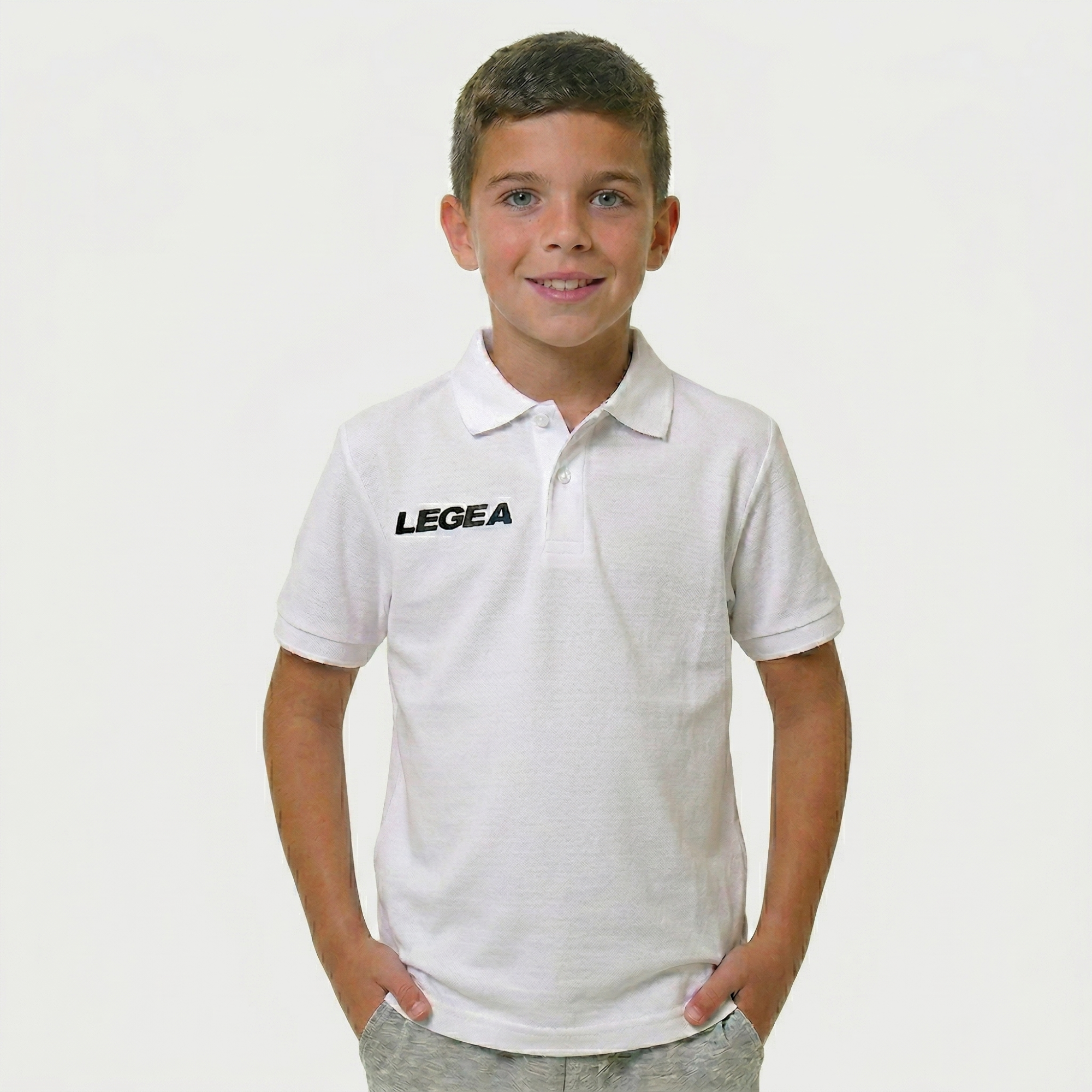 Polo de algodón de manga corta para niños Polo Sud Gold - tallas pequeñas