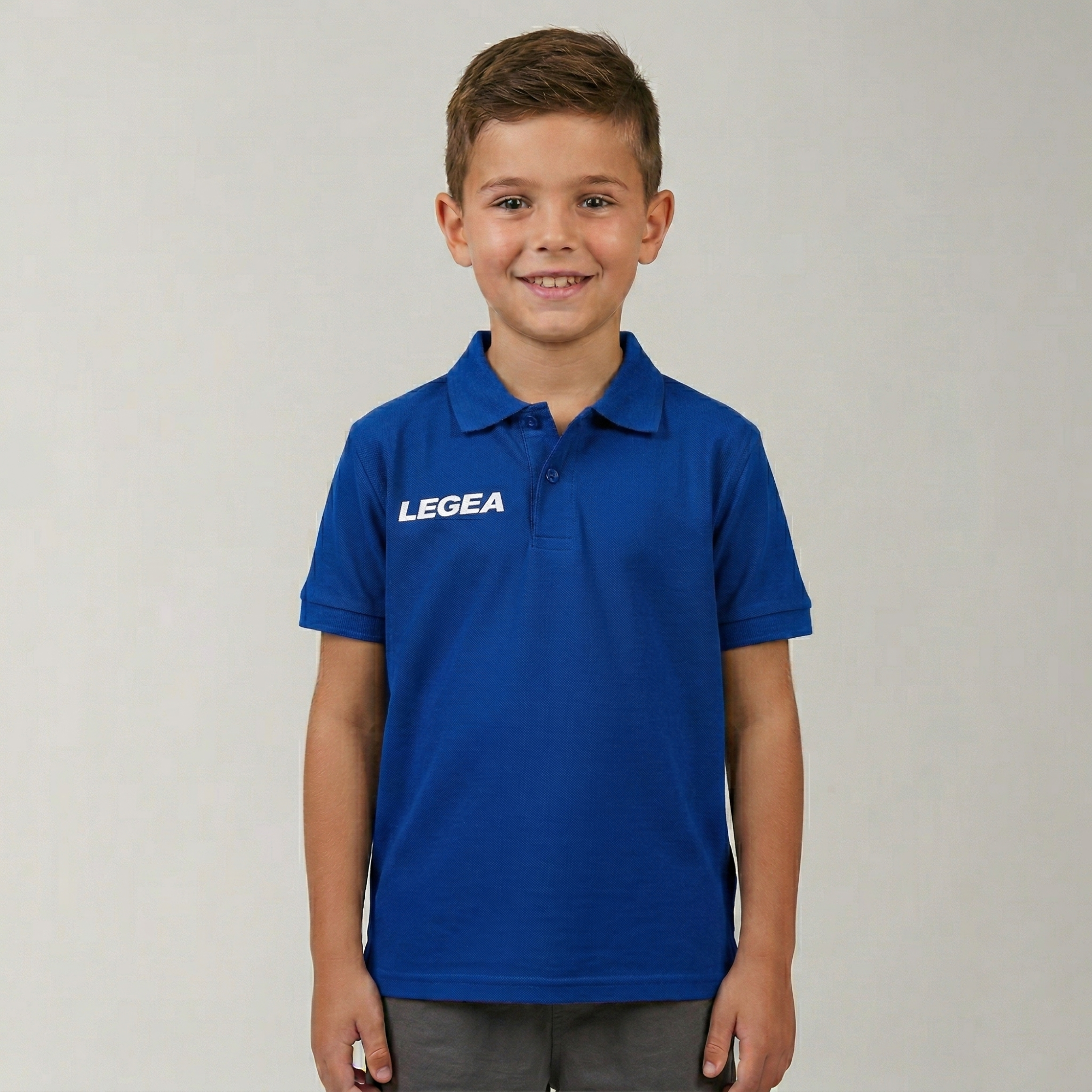 Polo de algodón de manga corta para niños Polo Sud Gold - tallas pequeñas