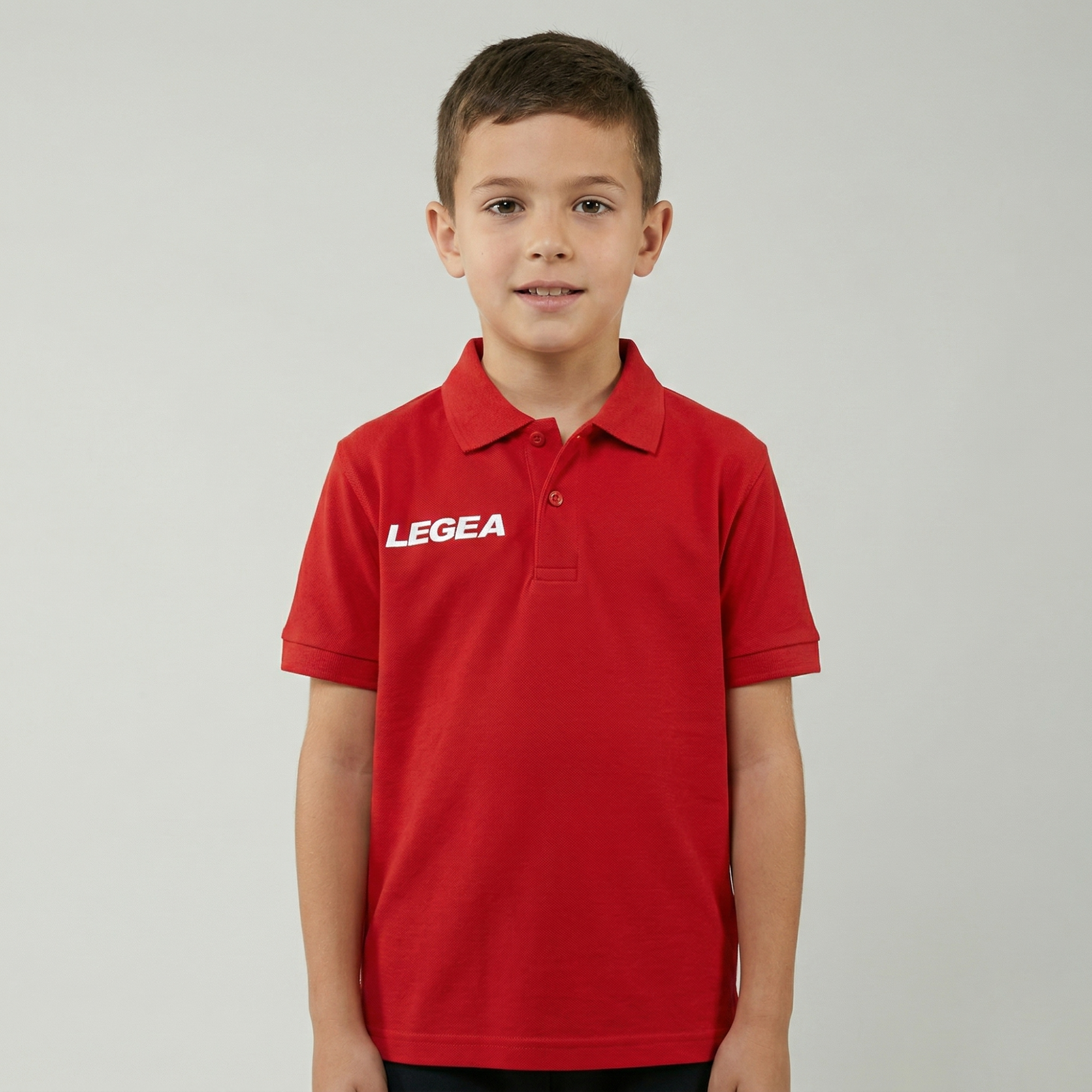 Polo de algodón de manga corta para niños Polo Sud Gold - tallas pequeñas