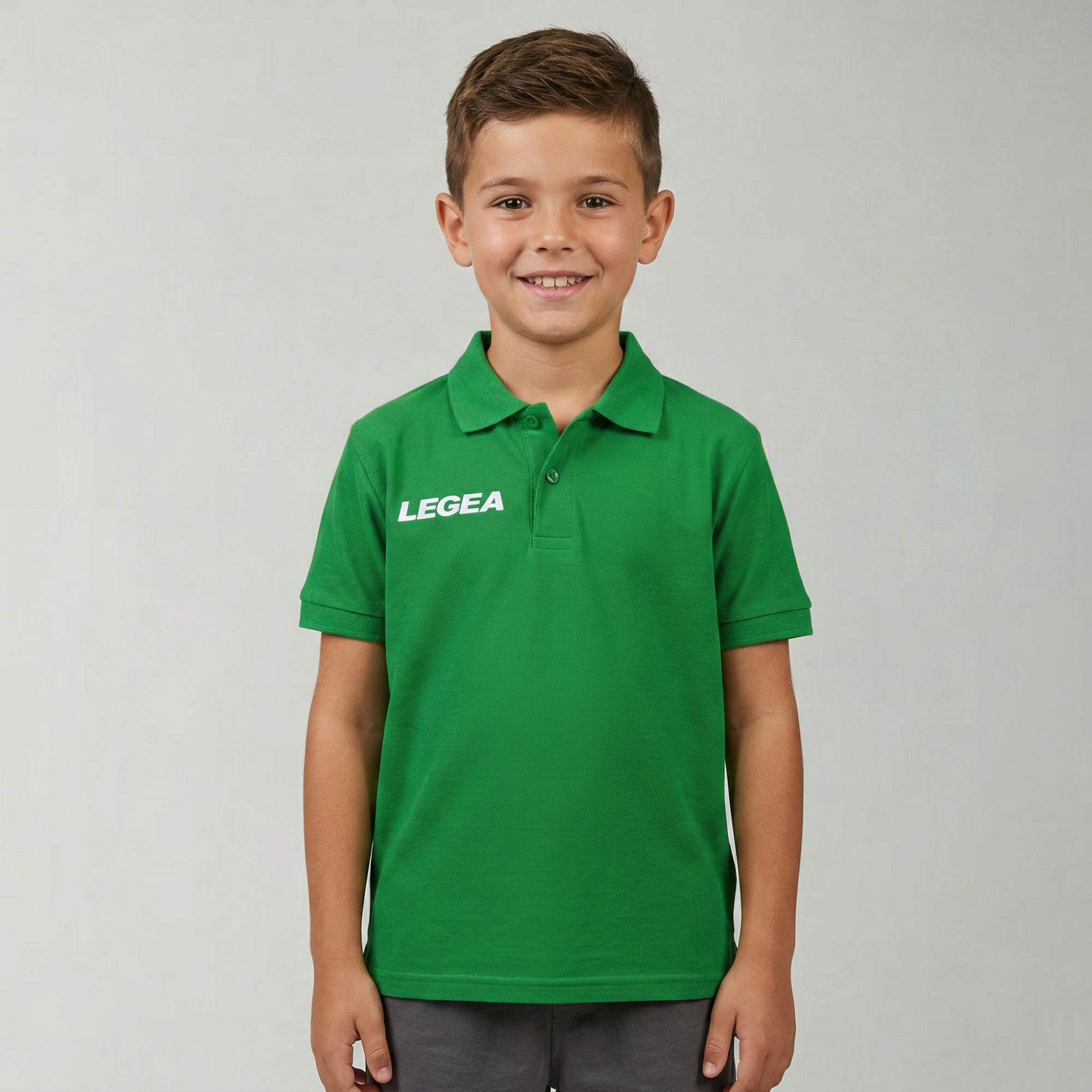 Polo de algodón de manga corta para niños Polo Sud Gold - tallas pequeñas