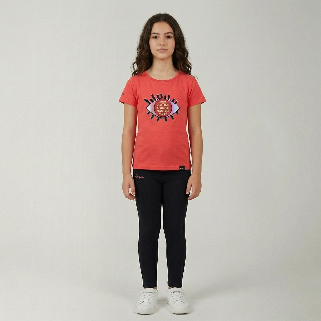 Conjunto de algodón Vetra para niñas - Tallas pequeñas