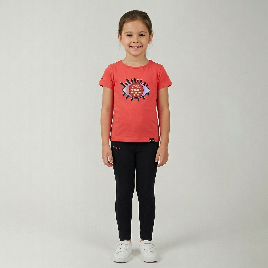Conjunto de algodón Vetra para niñas - Tallas pequeñas
