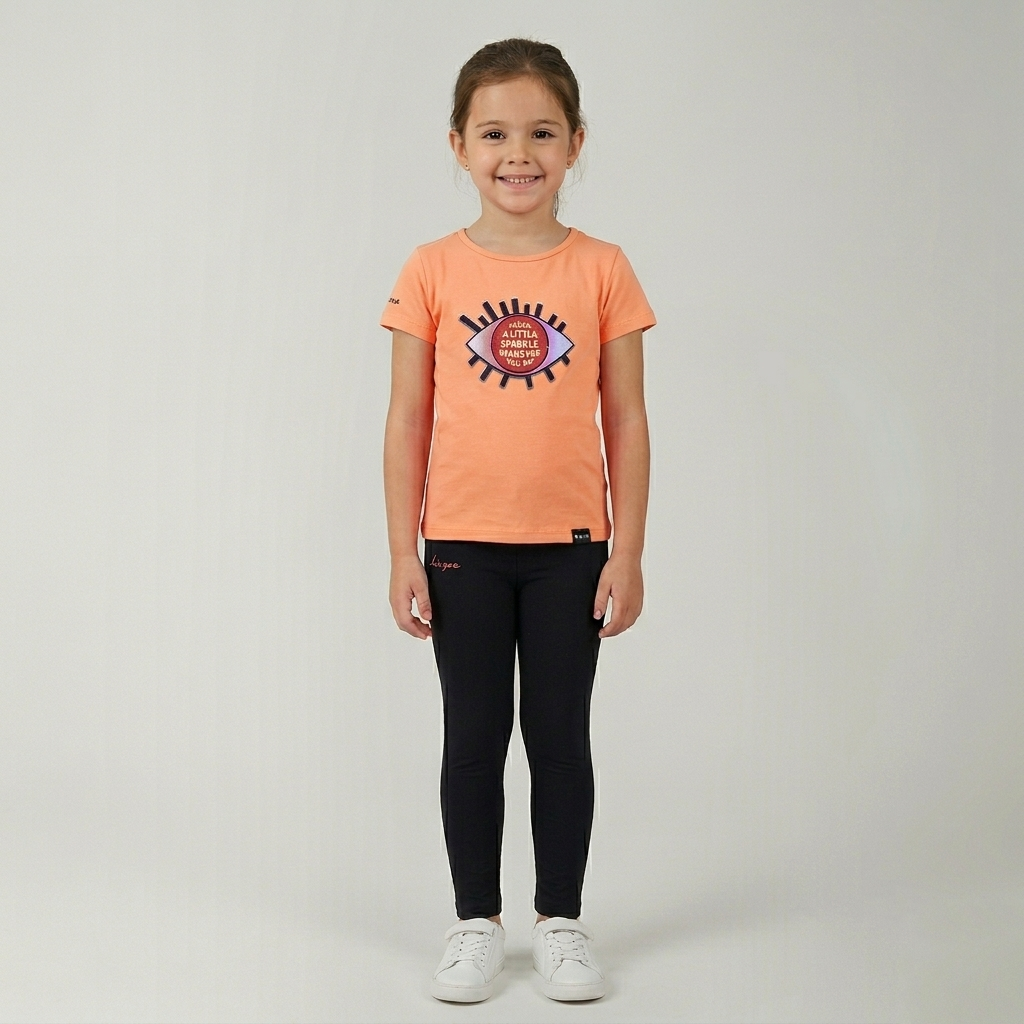 Conjunto de algodón Vetra para niñas - Tallas pequeñas