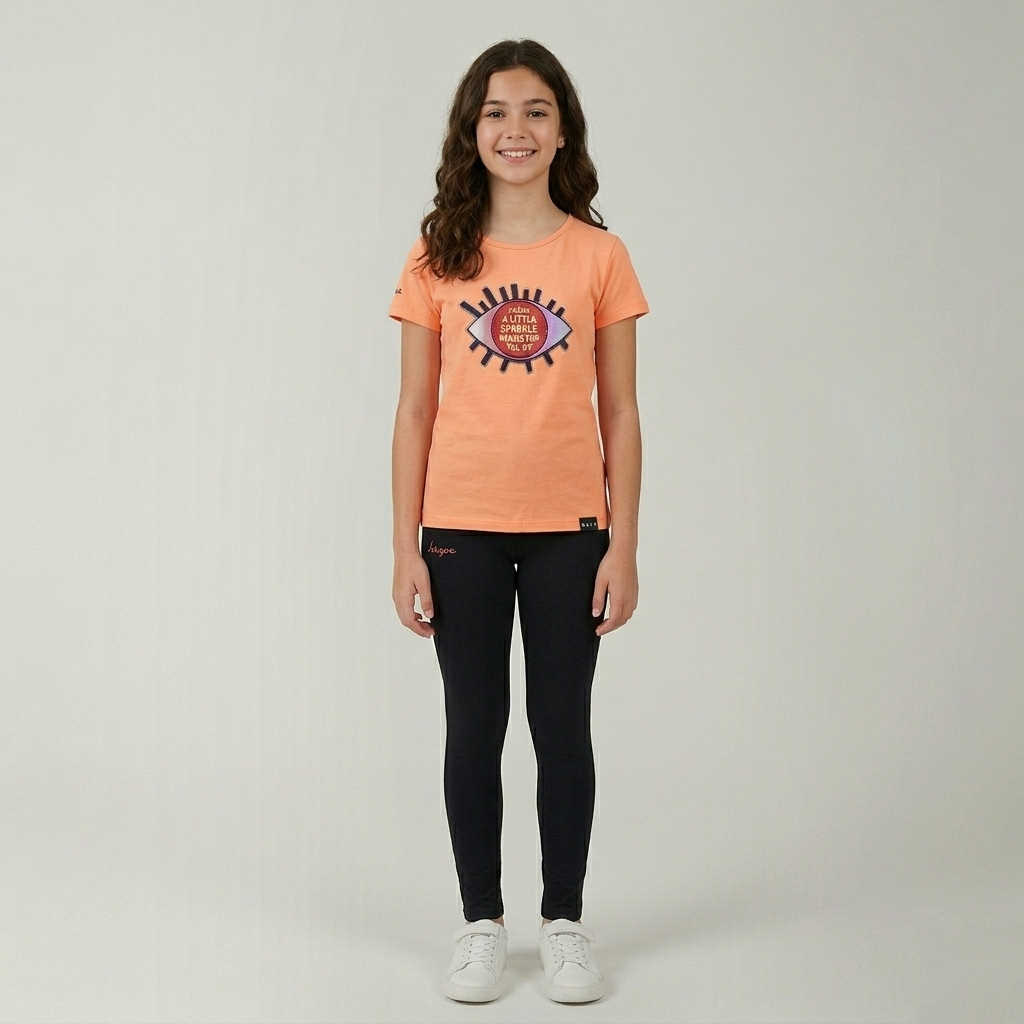 Completino in cotone per bambine Vetra - taglie piccole